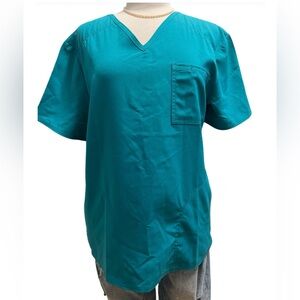 Scrubstar Aqua Blue Scrub Top